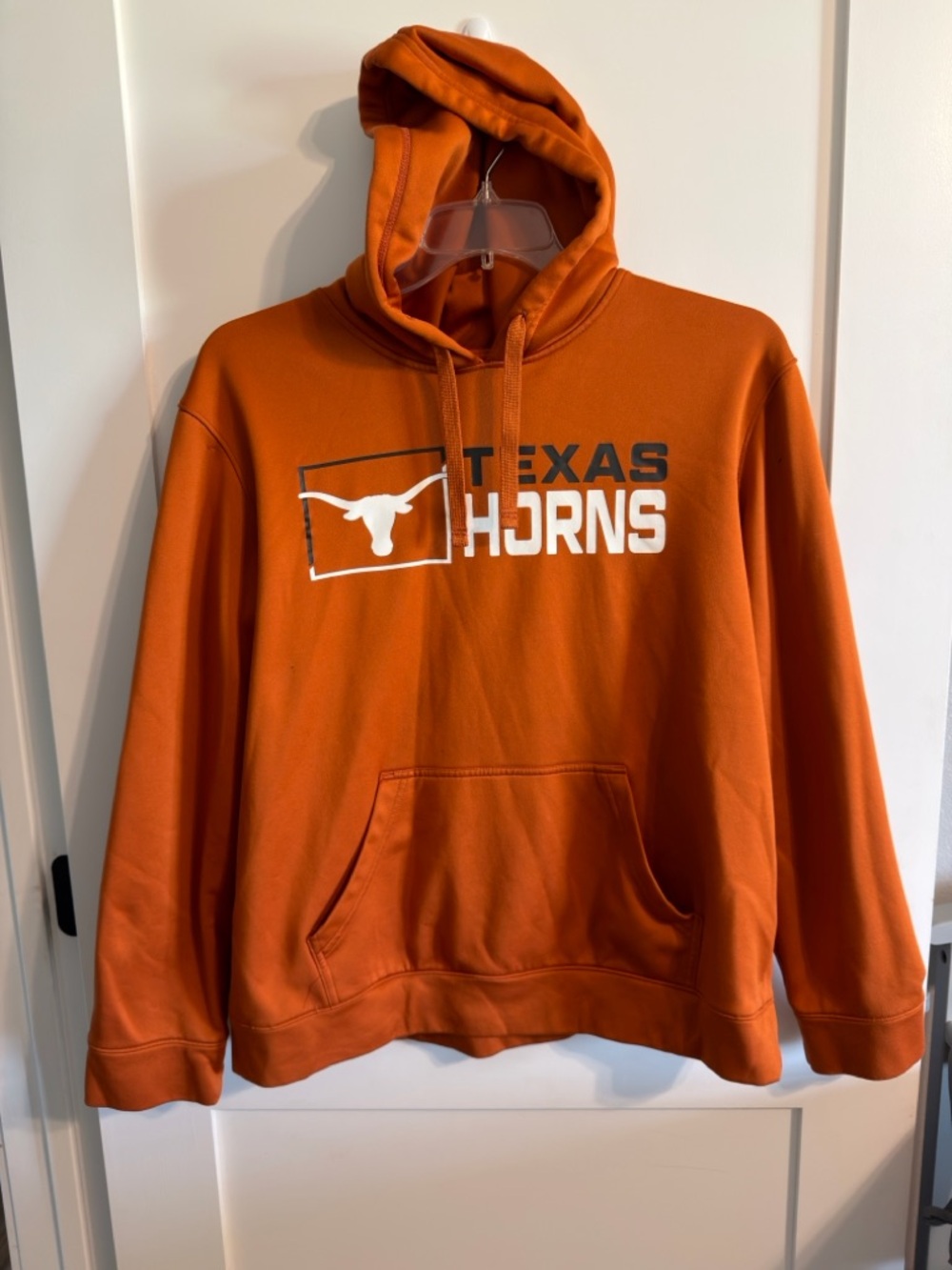 Fanatics Rust Texas Longhorn Orange Pullover Hoodie with Logo